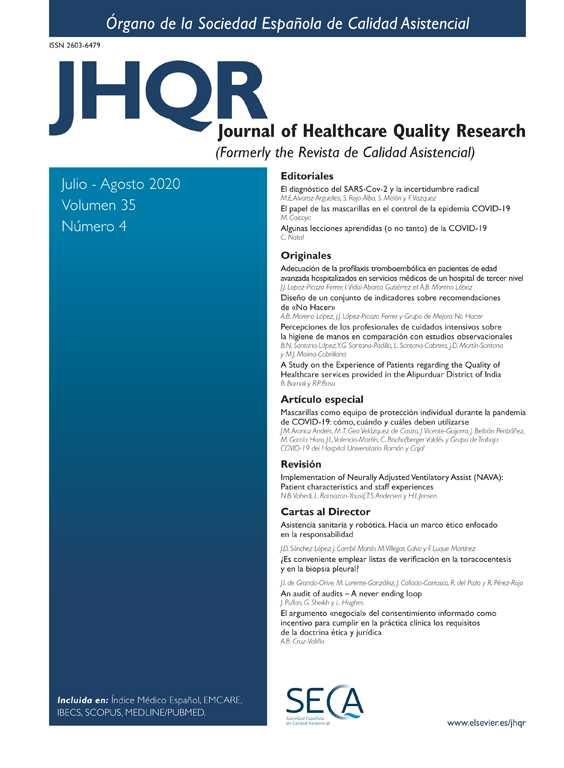 JOURNAL HEALTHCARE QUALITY RESEARCH
